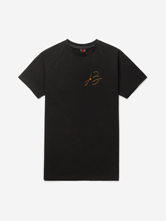 AB Lifestyle Bannier Signature T-Shirt Zwart - Oranje